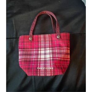 Abercrombie Small Plaid Purse - Flaws Inside